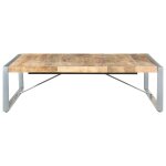 Vidaxl table basse 140x140x40 cm bois de manguier brut Vidaxl table basse 140x140x40 cm bois de manguier brut