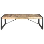 Vidaxl table basse 140x140x40 cm bois de manguier brut Vidaxl table basse 140x140x40 cm bois de manguier brut
