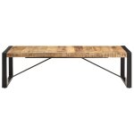 Vidaxl table basse 140x70x40 cm bois de manguier brut Vidaxl table basse 140x70x40 cm bois de manguier brut