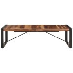 Vidaxl table basse 140x70x40 cm bois solide Vidaxl table basse 140x70x40 cm bois solide