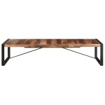 Vidaxl table basse 180x90x40 cm bois massif