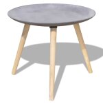 Vidaxl table basse 2 pcs 55 cm et 44 cm gris cement Vidaxl table basse 2 pcs 55 cm et 44 cm gris cement