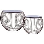 Vidaxl tables basses 2 pcs dor