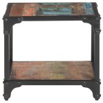 Vidaxl table basse 40x40x36 cm bois de rcupration massif