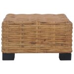 Vidaxl table basse 47x47x28 cm rotin naturel