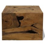 Vidaxl table basse 50 x 50 x 35 cm teck véritable marron Vidaxl table basse 50 x 50 x 35 cm teck véritable marron