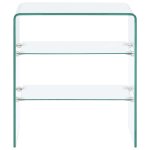 Vidaxl table basse 50 x 40 x 56 cm verre trempé Vidaxl table basse 50 x 40 x 56 cm verre trempé