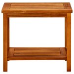 Vidaxl table basse 50x35x45 cm bois d'acacia solide