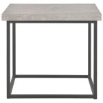 Vidaxl table basse 55 x 55 x 53 cm aspect de bton