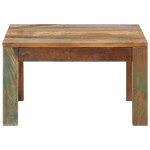 Vidaxl table basse 60x60x35 cm bois de rcupration massif