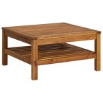 Vidaxl table basse 65x65x35 cm bois d'acacia solide Vidaxl table basse 65x65x35 cm bois d'acacia solide
