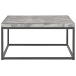 Vidaxl table basse 75 x 75 x 38 cm aspect de bton