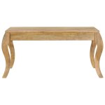 Vidaxl table basse 80x80x40 cm bois de manguier massif
