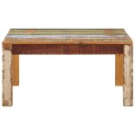 Vidaxl table basse 80x80x40 cm bois de rcupration massif
