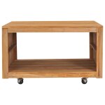 Vidaxl table basse 80x80x40 cm bois de teck massif Vidaxl table basse 80x80x40 cm bois de teck massif