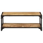Vidaxl table basse 90x45x35 cm bois de manguier massif brut Vidaxl table basse 90x45x35 cm bois de manguier massif brut