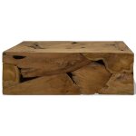 Vidaxl table basse 90x50x30 cm teck v�ritable marron