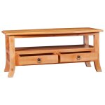 Vidaxl table basse 90x50x40 cm bois d'acajou massif