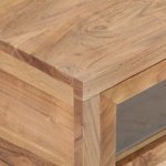 Vidaxl table basse 90x60x40 cm bois d'acacia massif