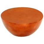 Vidaxl table basse aluminium martel 70 x 30 cm cuivre