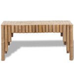 Vidaxl table basse bambou