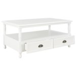 Vidaxl table basse blanc 100 x 55 x 45 cm bois Vidaxl table basse blanc 100 x 55 x 45 cm bois