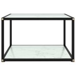 Vidaxl table basse blanc 60x60x35 cm verre trempé Vidaxl table basse blanc 60x60x35 cm verre trempé