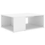 Vidaxl table basse blanc 90x67x33 cm agglom�r�
