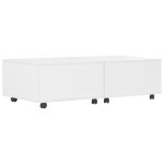 Vidaxl table basse blanc brillant 120 x 60 x 35 cm Vidaxl table basse blanc brillant 120 x 60 x 35 cm