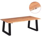 Vidaxl table basse bois d'acacia massif 110 x 60 x 40 cm Vidaxl table basse bois d'acacia massif 110 x 60 x 40 cm