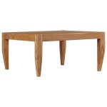 Vidaxl table basse bois d'acacia massif 80 x 80 x 41 cm marron Vidaxl table basse bois d'acacia massif 80 x 80 x 41 cm marron
