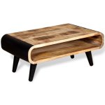 Vidaxl table basse bois de manguier brut 90 x 55 x 39 cm Vidaxl table basse bois de manguier brut 90 x 55 x 39 cm