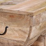 Vidaxl table basse bois de manguier massif 88 x 50 x 40 cm