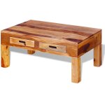 Vidaxl table basse bois massif de sesham Vidaxl table basse bois massif de sesham