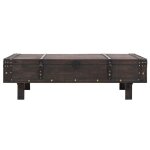 Vidaxl table basse bois massif style vintage 120 x 55 x 35 cm Vidaxl table basse bois massif style vintage 120 x 55 x 35 cm