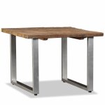 Vidaxl table basse bois de rcupration massif 55 x 55 x 40 cm