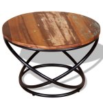 Vidaxl table basse bois de récupération massif 60 x 60 x 40 cm Vidaxl table basse bois de récupération massif 60 x 60 x 40 cm