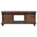 Vidaxl table basse bois de sapin massif 91 x 51 x 38 cm marron Vidaxl table basse bois de sapin massif 91 x 51 x 38 cm marron