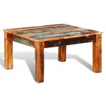 Vidaxl table basse carrée bois de récupération Vidaxl table basse carrée bois de récupération