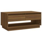 Vidaxl table basse ch�ne marron 102, 5x55x44 cm agglom�r�