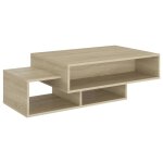 Vidaxl table basse ch�ne sonoma 105x55x32 cm agglom�r�