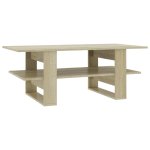 Vidaxl table basse chêne sonoma 110x55x42 cm aggloméré Vidaxl table basse chêne sonoma 110x55x42 cm aggloméré