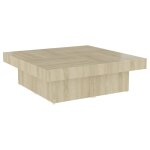 Vidaxl table basse chne sonoma 90x90x28 cm agglomr