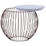 Vidaxl table basse dor  41 cm