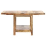 Vidaxl table basse extensible 90x(45 - 90)x45 cm bois de manguier massif Vidaxl table basse extensible 90x(45 - 90)x45 cm bois de manguier massif