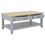 Vidaxl table basse gris 100 x 55 x 40 cm bois Vidaxl table basse gris 100 x 55 x 40 cm bois