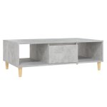 Vidaxl table basse gris b�ton 103, 5x60x35 cm agglom�r�