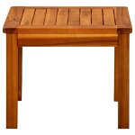 Vidaxl table basse de jardin 45x45x36 cm bois solide d'acacia