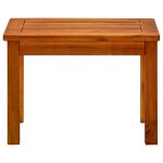Vidaxl table basse de jardin 50x35x36 cm bois solide d'acacia
