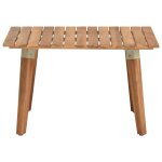 Vidaxl table basse de jardin 60x60x36 cm bois solide d'acacia